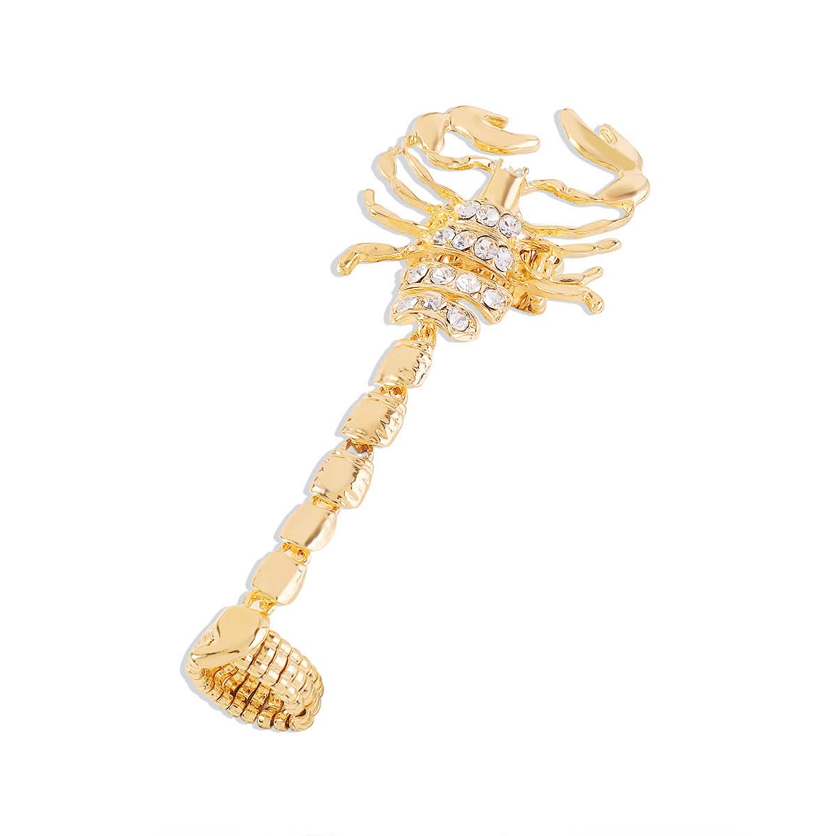 Scorpion Geometric Diamond Ring