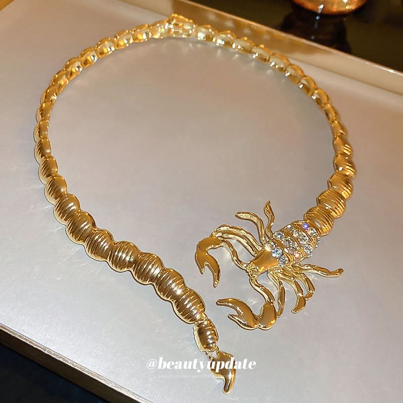 Scorpion Diamond Choker Necklace