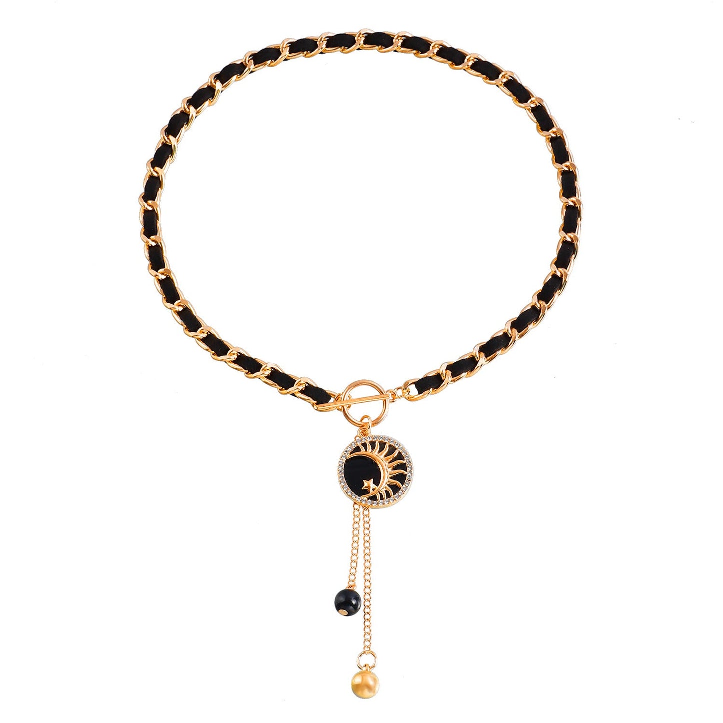 Velvet Heart Pendant Necklace for Women – Layered Clavicle Chain Jewelry
