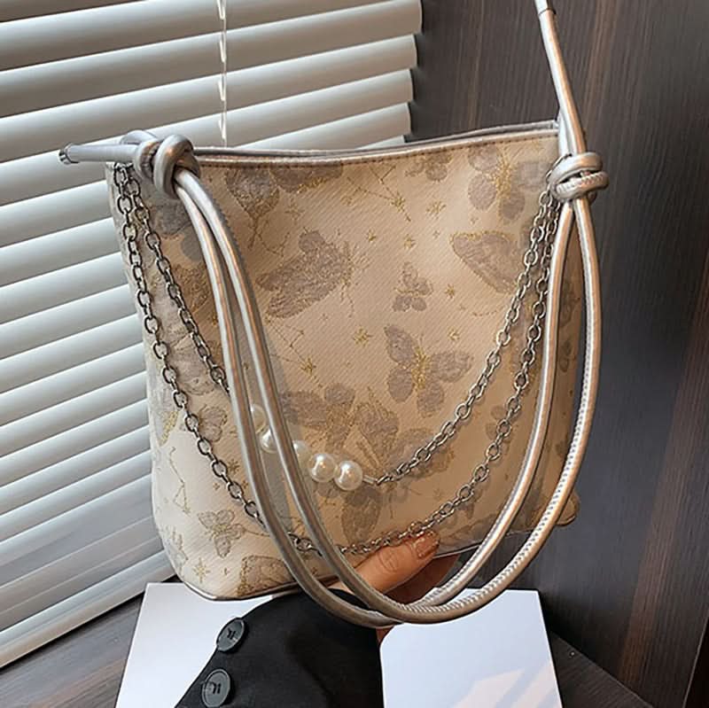 Stylish PU Leather Bucket Bag – Drawstring Shoulder Bag for Women