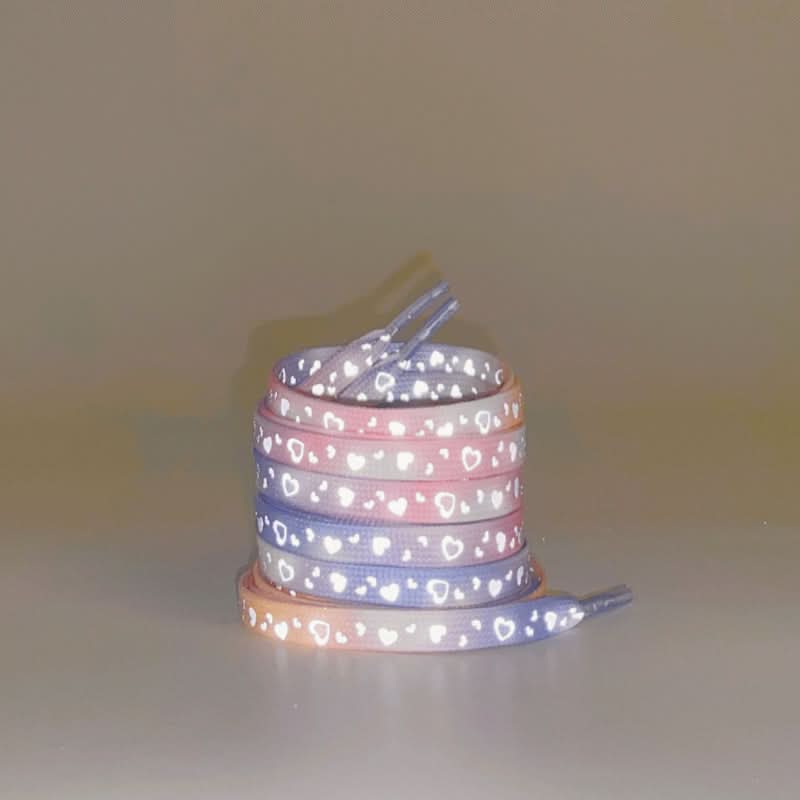Reflective Star Galaxy & heart Shoelaces – Luminous Rope for Men & Women