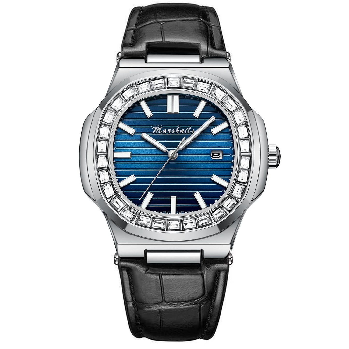 Nautilus Square Men's Watch – Waterproof, Luminous, Quartz