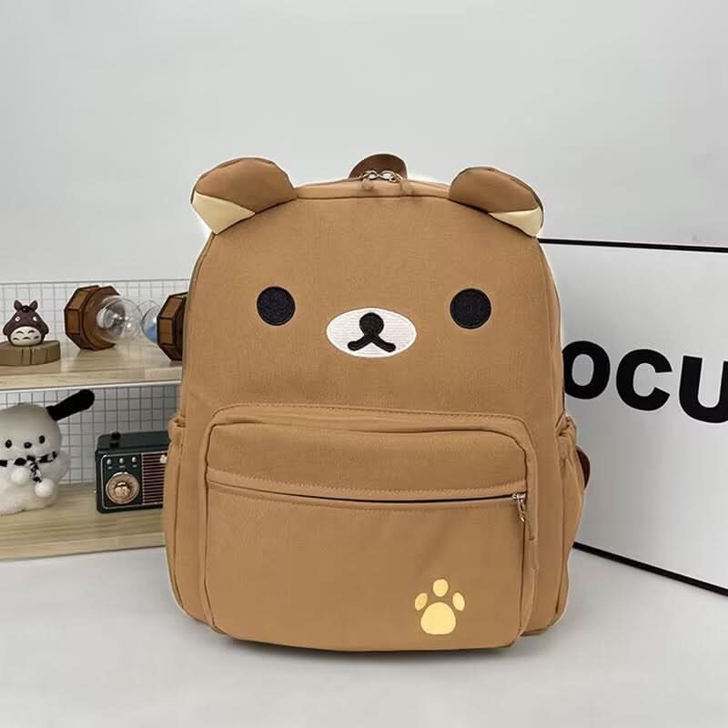 Cute Bear Backpack for Girls – Trendy Cartoon School Bag for Kids