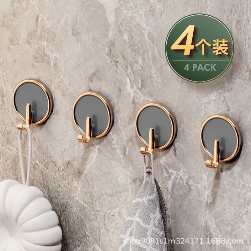 Luxury No-Drill Adhesive Door Hook – Strong Stick-On Hanger for Clothes & Storage