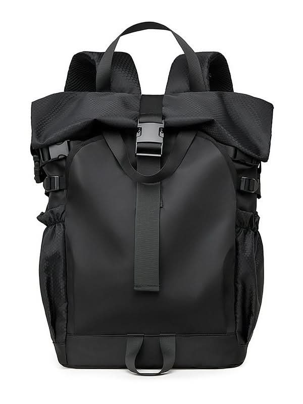 Men's Waterproof Roll-Top Backpack - 16-Inch Laptop Bag