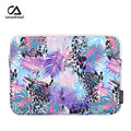 Tropical Laptop Sleeve – Neon Jungle Print Canvas Case for 11–17 Inch Devices