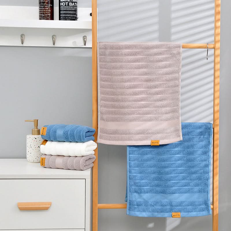 Pure Cotton Hand Bath Towel - 34x75cm, 32-Strand High-Quality