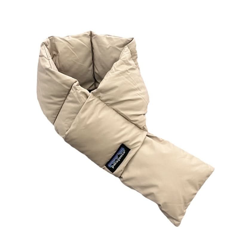 Unisex Lightweight Down Neck Scarf – Warm & Retro