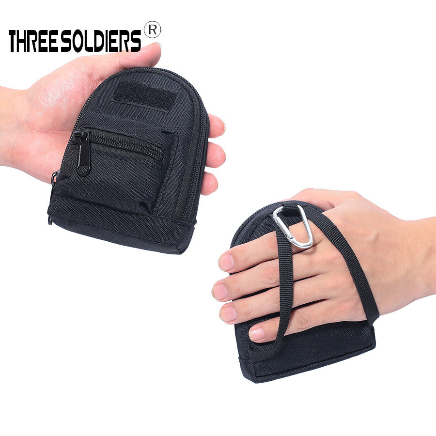 Mini Tactical Backpack Keychain – Multi-Purpose Oxford Storage Pouch