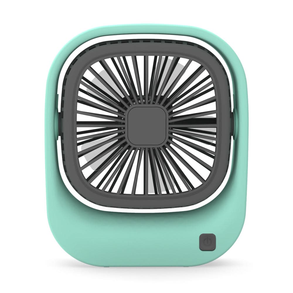USB Rechargeable Square Mini Desktop Fan