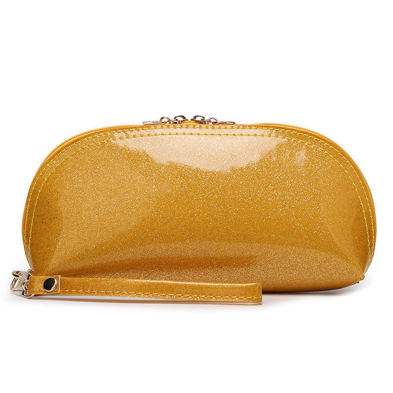 Mini Patent Leather Clutch Bag – Stylish Zipper Purse for Women, Compact Evening & Cosmetic Clutch