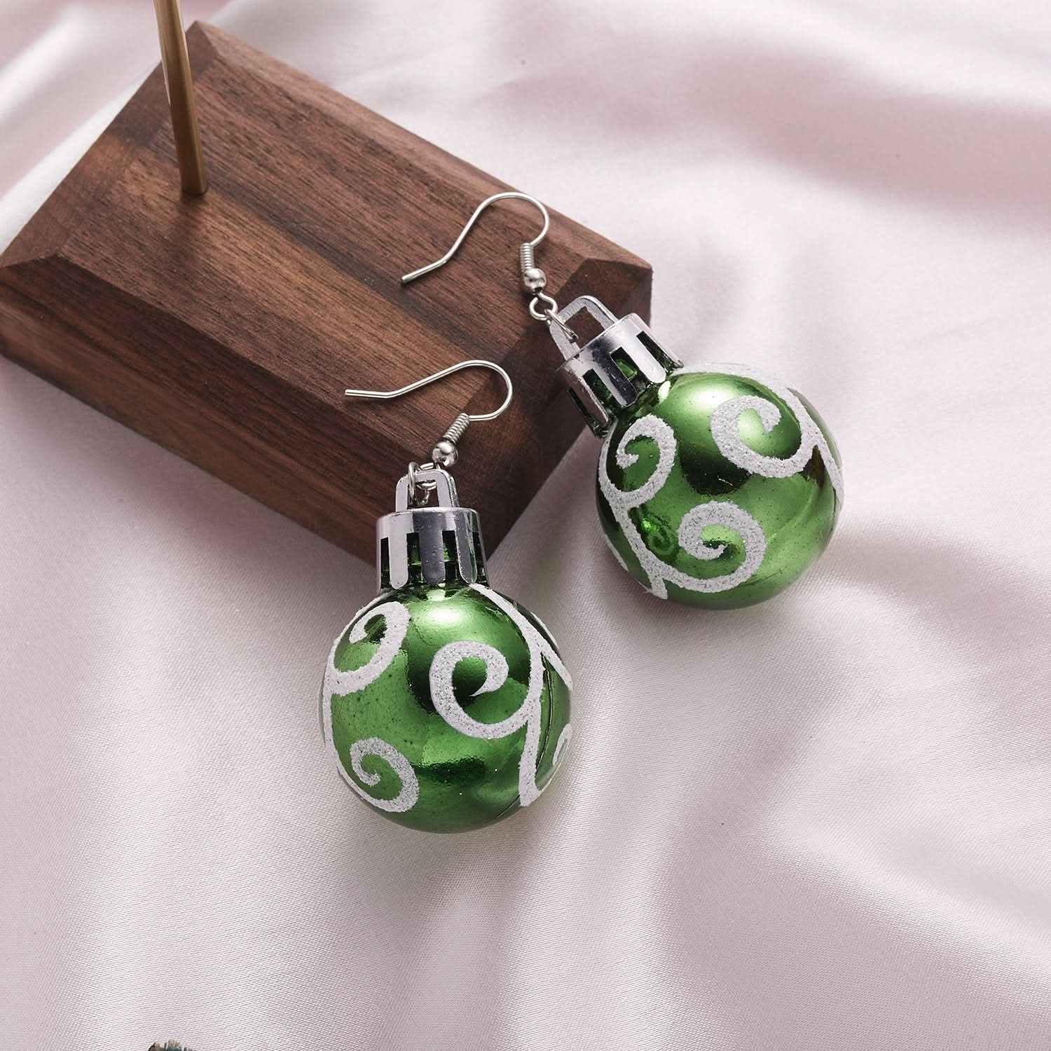 Christmas Snowflake Resin Earrings for Women