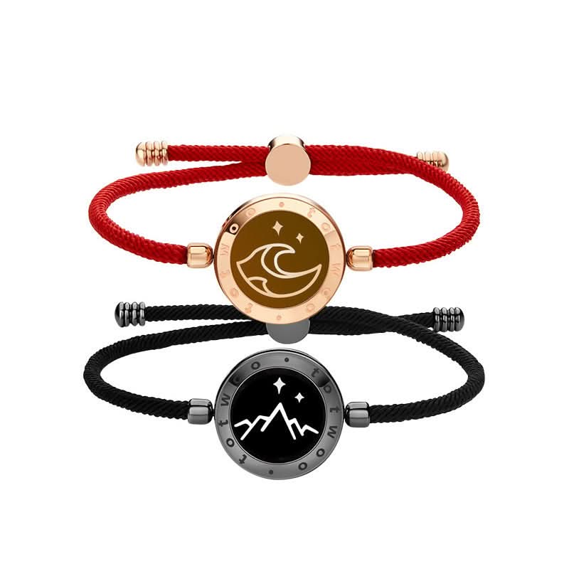 Long-Distance Couple Smart Bracelets Pair