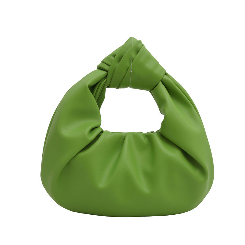 Women's Pleated Armpit Bag – Fall Street Style PU Handbag with Zipper