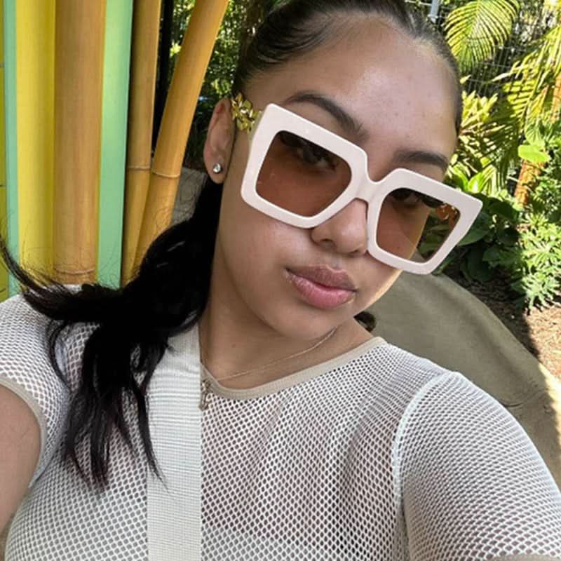 Oversized Square Sunglasses for Women – UV400 Protection