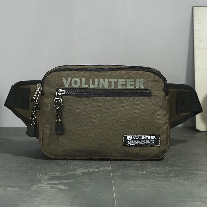Men’s Waterproof Waist Bag – Multi-Layer Outdoor Chest Pack & Running Messenger Bag