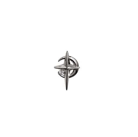 Men’s Hip-hop Style Titanium Steel Star & Moon Pendant Necklace