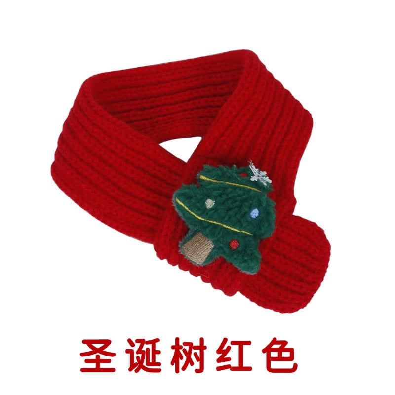 Pet Christmas Scarf & Hat Set for Cats and Dogs