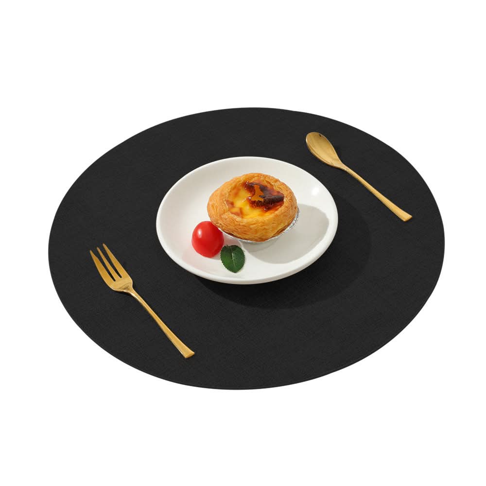 Double-Sided Leather Placemat Heat Insulation