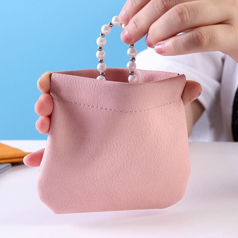 Mini Portable Coin Purse & Cosmetic Storage Bag