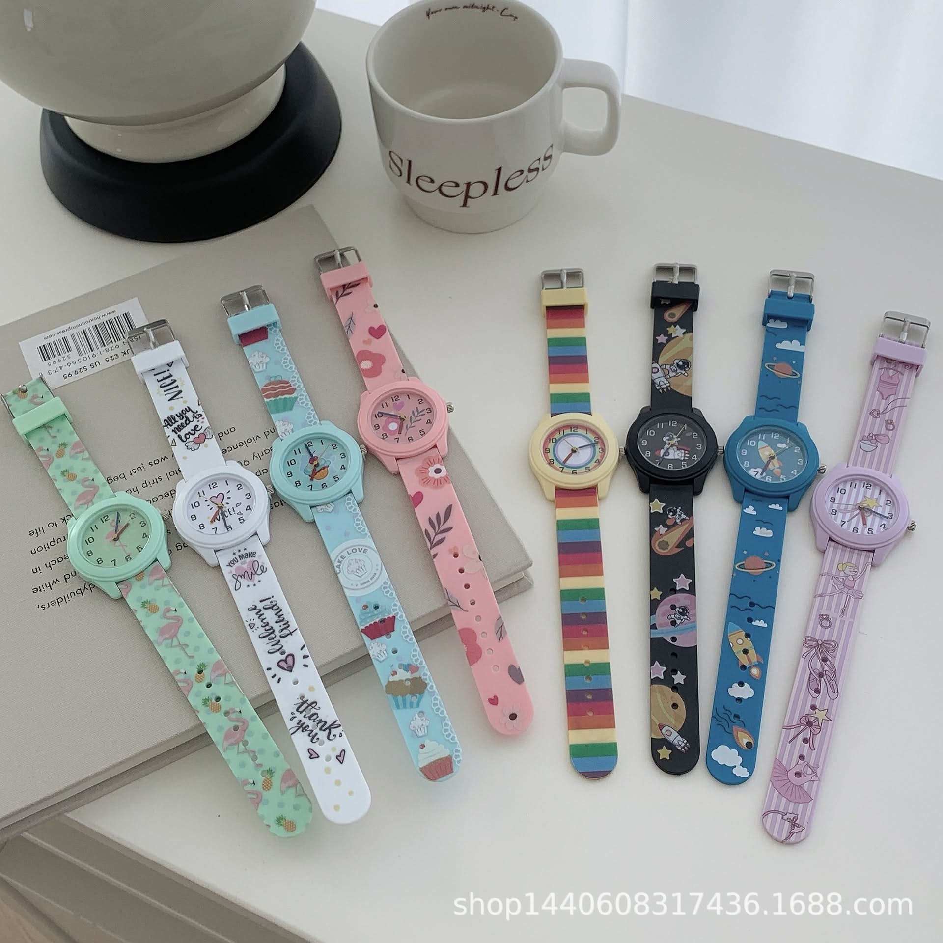 Cartoon Fashion Children's Quartz Watch – Cute Jelly Silicone, Fresh & Unisex