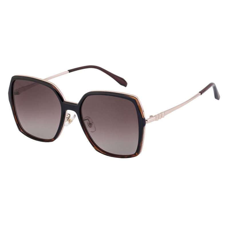 Trendy Square Polarized Sunglasses for Women – UV Protection