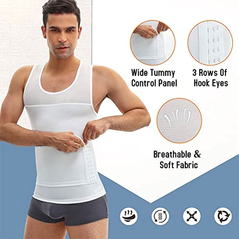 Men's Adjustable Waist Shaping Corset Vest