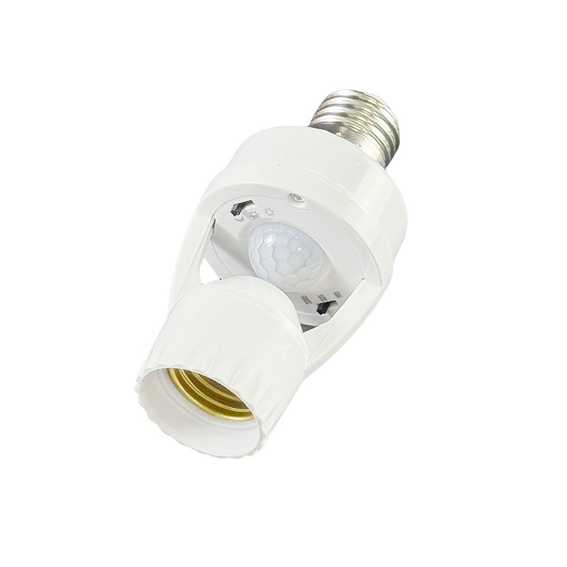 Smart Motion Sensor Light Socket – E27 Infrared Induction with Light Control
