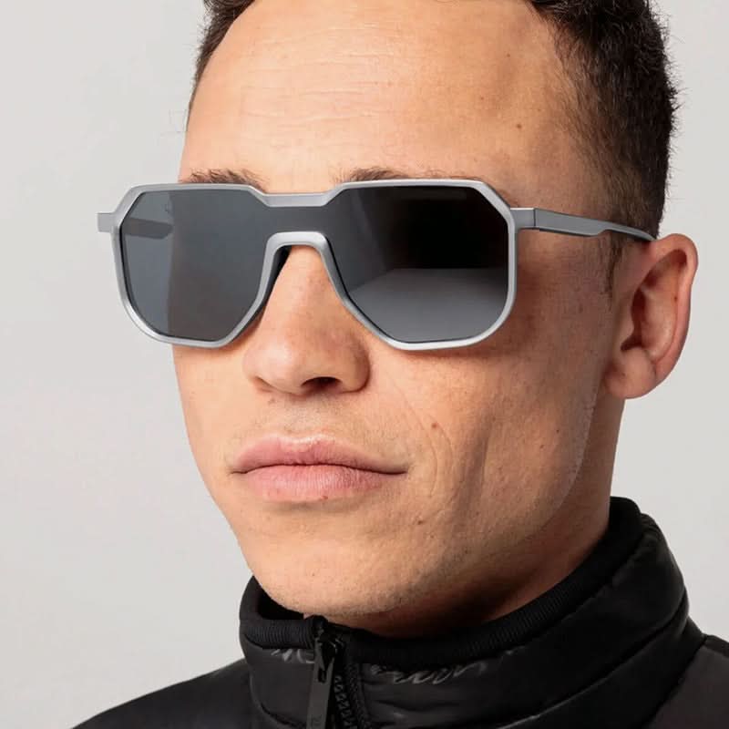 Men's Metal Square Sunglasses for Driving