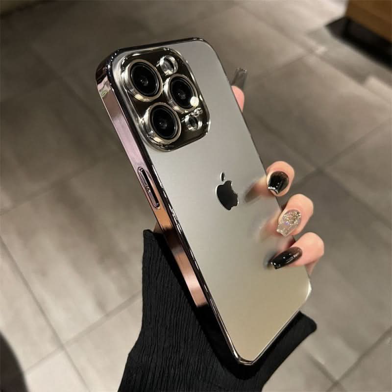 Anti-Fingerprint Frosted iPhone Case with Lens Protection