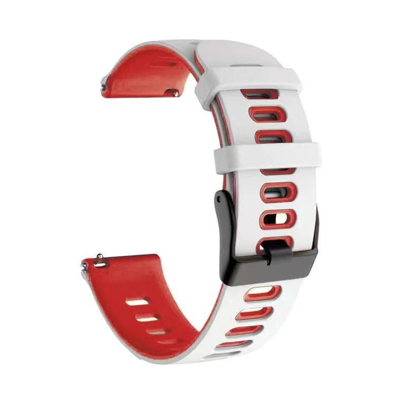 Suitable for Huawei GT3 sports watch with Samsung watch3 two-color breathable GT2 silicone wristband 20/22mm