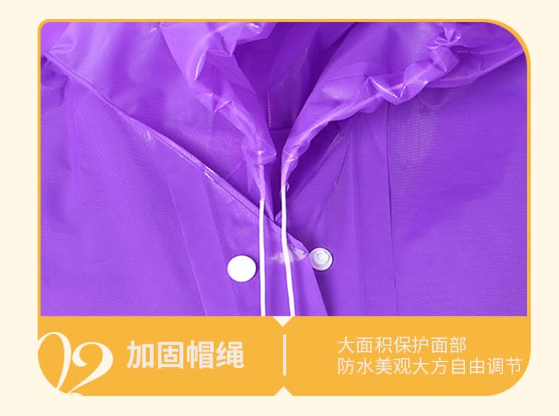 Reusable Full-Body Raincoat for Women & Kids – Lightweight, Waterproof