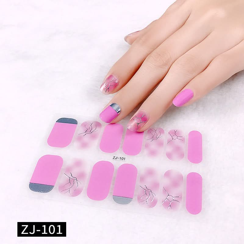 Waterproof 3D Gel Nail Stickers - Durable