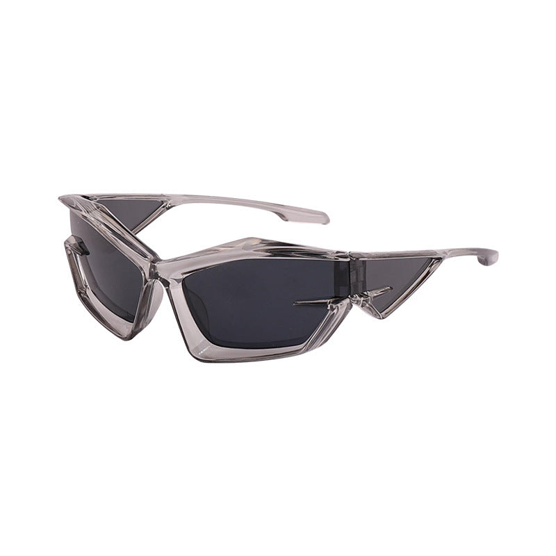 [Metro Spider] Tech Geometric Sunglasses