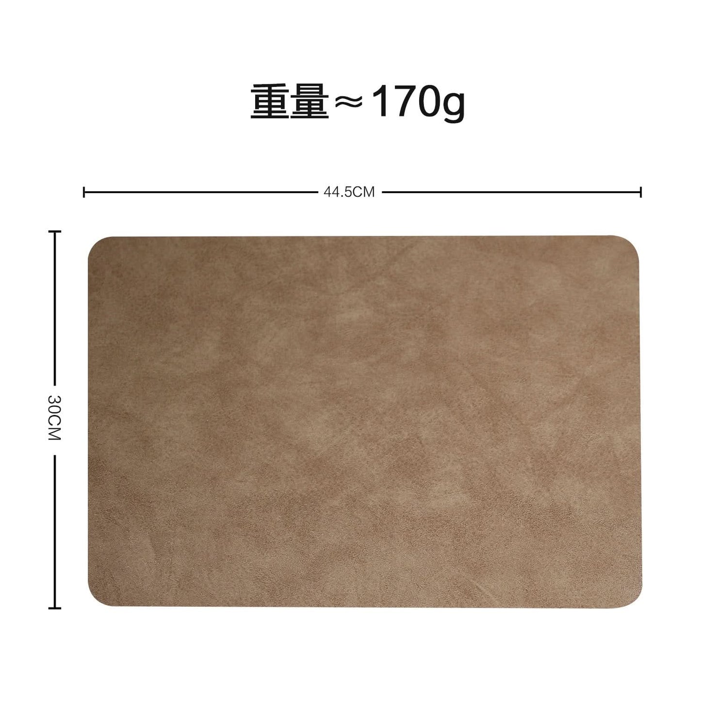 Nordic Style Leather Placemats & Coasters