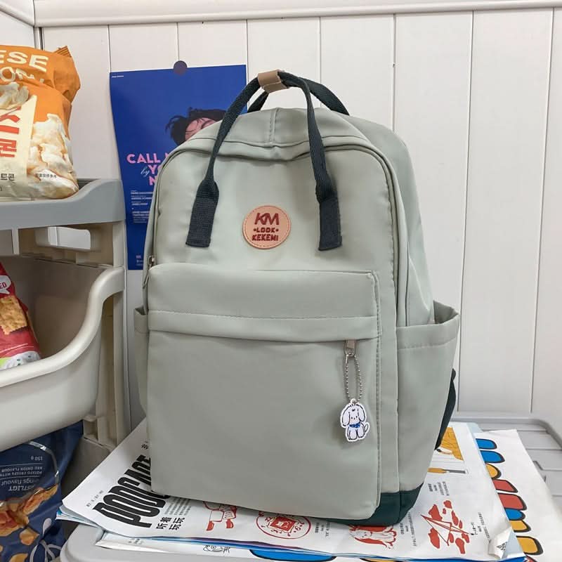 Retro College-Style Backpack – Large-Capacity School & Laptop Bag (14-Inch)