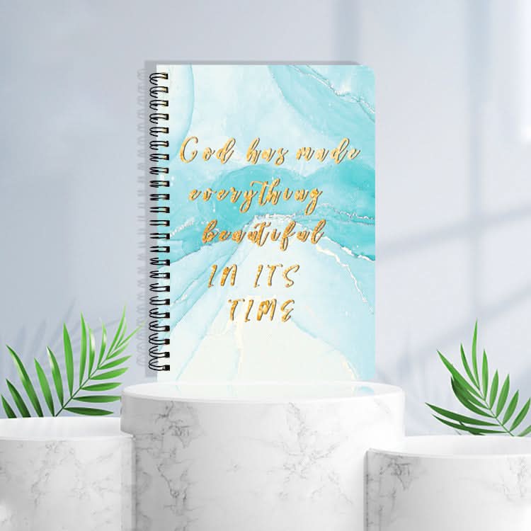 A5 Side Flip Spiral Notebook - Horizontal Line Notepad