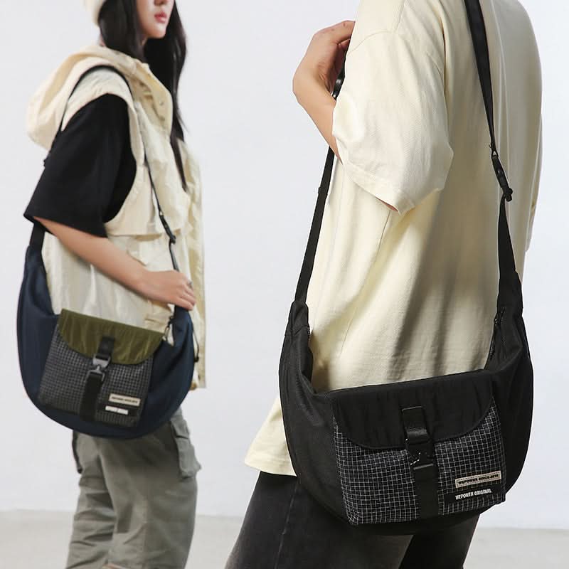 Unisex Dumpling Crossbody Bag - Waterproof Messenger Bag