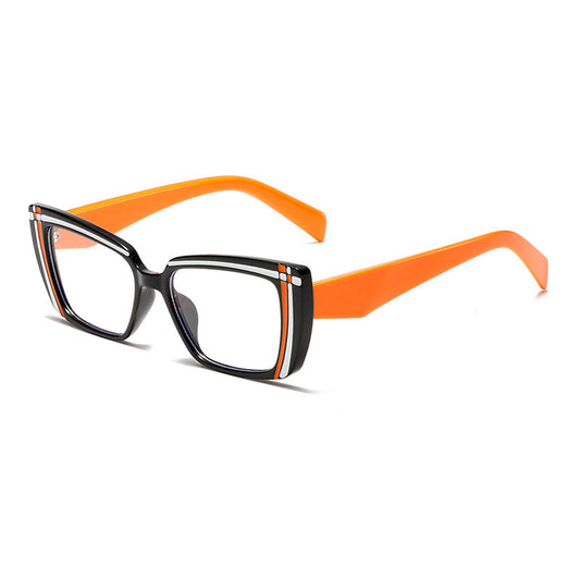Elegant Anti-Blue Light Glasses for Women – Square Full-Frame Business Eyewear