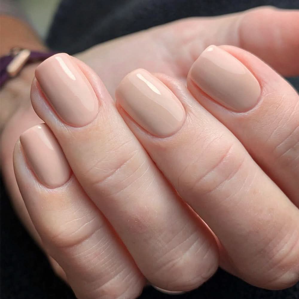 Classic Solid Color Press-On Nails – Short Square Reusable False Nails