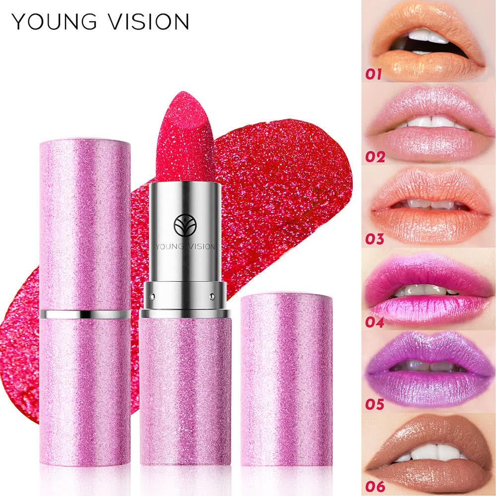 YOUNG VISION Chameleon Lipstick – Long-Lasting, Pearlescent & Matte Finish