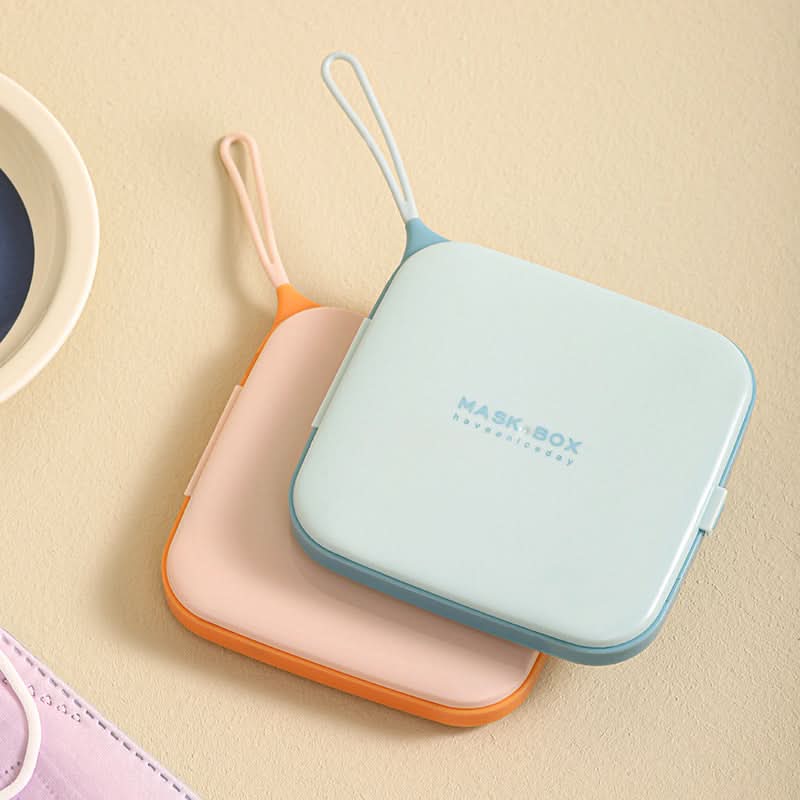 Portable Mask Storage Box – Dustproof & Hygienic Case with Flip Cover