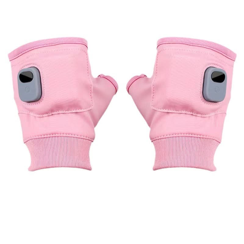 USB Heated Fingerless Gloves – Rechargeable For Gaming, Office, and Outdoor Use