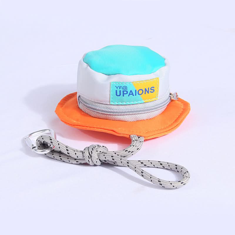 Mini Hat-Shaped Coin & Key Storage Bag – Candy Color Keychain Pouch