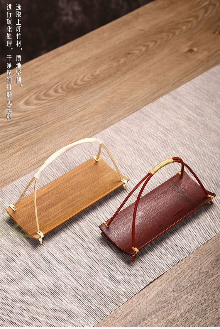 Handmade Bamboo Dessert Tray