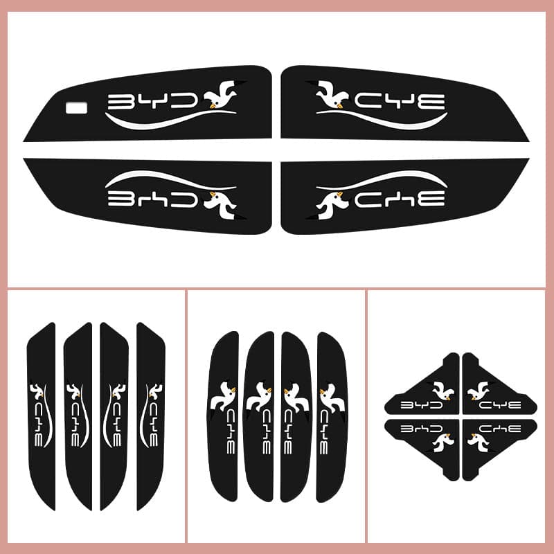 BYD Seagull Door Handle & Mirror Anti-Scratch Stickers – For Exterior Protection