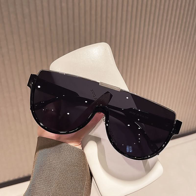 Women's Oversized Aviator Sunglasses – UV400 Protection, Fashion Street Style