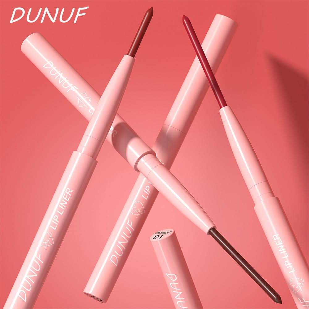DUNUF Matte Velvet Lip Liner Set – Easy to Apply, Long-Lasting