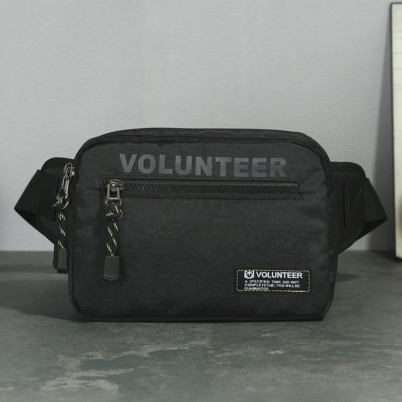 Men’s Waterproof Waist Bag – Multi-Layer Outdoor Chest Pack & Running Messenger Bag