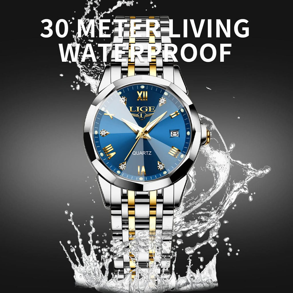 Unisex Fashion Quartz Watch – Calendar Wristwatch with Luminous Dial